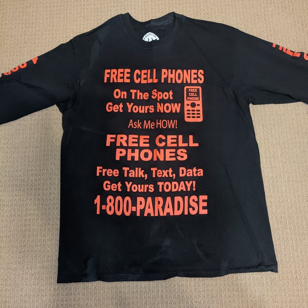 Free Cell Phone Paradise Shirt